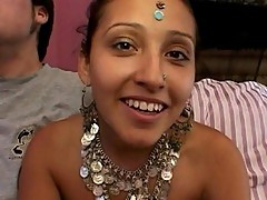 Young Indian slut works out her pussy