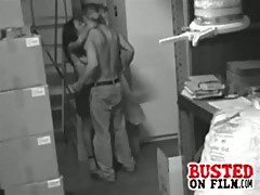 Storage Room Sex Caught By Security Cam