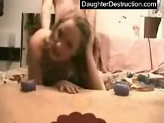 Young teen painfully hatefucked