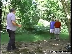 Surprise fuck in the woods