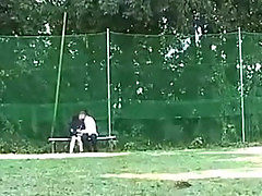 Daylight sex at the bench