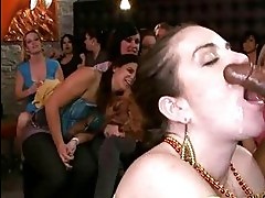 Drunk girls sucking the cocks