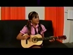Kitty Katzu fucks guitar teacher